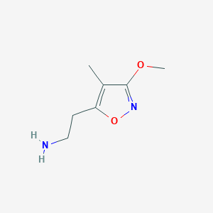 2-(3-Methoxy-4-methylisoxazol-5-yl)ethanamine