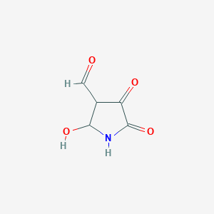 2-Hydroxy-4,5-dioxopyrrolidine-3-carbaldehyde