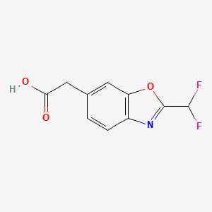 2-(Difluoromethyl)benzo[d]oxazole-6-acetic acid