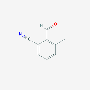 molecular formula C9H7NO B12891234 2-Formyl-3-methylbenzonitrile 