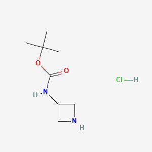 molecular formula C8H17ClN2O2 B1289126 盐酸叔丁基氮杂环丁烷-3-基氨基甲酸酯 CAS No. 217806-26-3