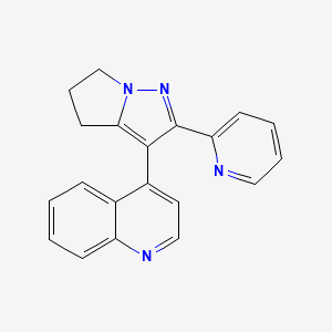 4-(2-(Pyridin-2-yl)-5,6-dihydro-4H-pyrrolo[1,2-b]pyrazol-3-yl)quinoline