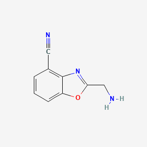 2-(Aminomethyl)-4-cyanobenzo[d]oxazole