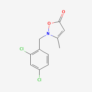 2-[(2,4-Dichlorophenyl)methyl]-3-methyl-1,2-oxazol-5(2H)-one