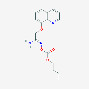 N-((Butoxycarbonyl)oxy)-2-(quinolin-8-yloxy)acetimidamide