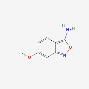 molecular formula C8H8N2O2 B12891404 6-Methoxybenzo[c]isoxazol-3-amine 