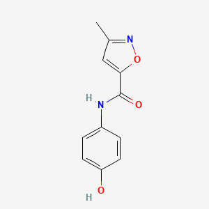 N-(4-Hydroxyphenyl)-3-methyl-1,2-oxazole-5-carboxamide