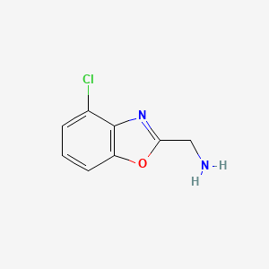 2-(Aminomethyl)-4-chlorobenzo[d]oxazole