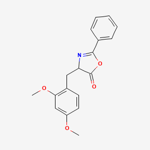 4-[(2,4-Dimethoxyphenyl)methyl]-2-phenyl-1,3-oxazol-5(4H)-one