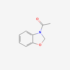 molecular formula C9H9NO2 B12891513 1-(Benzo[d]oxazol-3(2H)-yl)ethanone CAS No. 65156-74-3