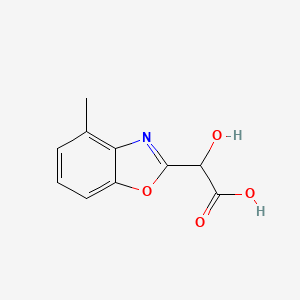 2-(Carboxy(hydroxy)methyl)-4-methylbenzo[d]oxazole