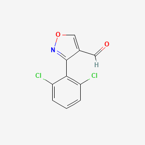 3-(2,6-Dichlorophenyl)-1,2-oxazole-4-carbaldehyde