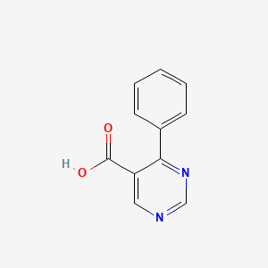 molecular formula C11H8N2O2 B1289159 Acide 4-phénylpyrimidine-5-carboxylique CAS No. 92084-99-6