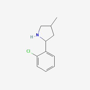 2-(2-Chlorophenyl)-4-methylpyrrolidine