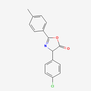 4-(4-Chlorophenyl)-2-(4-methylphenyl)-1,3-oxazol-5(4H)-one