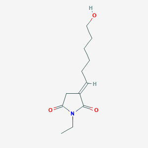 1-Ethyl-3-(6-hydroxyhexylidene)pyrrolidine-2,5-dione