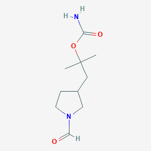 1-(1-Formylpyrrolidin-3-yl)-2-methylpropan-2-yl carbamate