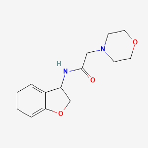 N-(2,3-Dihydro-1-benzofuran-3-yl)-2-(morpholin-4-yl)acetamide