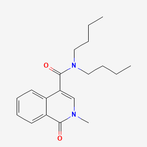 4-Isoquinolinecarboxamide, 1,2-dihydro-N,N-dibutyl-2-methyl-1-oxo-