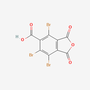 4,6,7-Tribromo-1,3-dioxo-1,3-dihydro-2-benzofuran-5-carboxylic acid