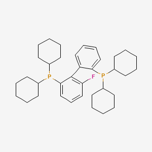 (6-Fluoro-[1,1'-biphenyl]-2,2'-diyl)bis(dicyclohexylphosphine)