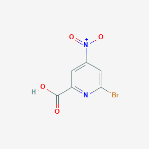 molecular formula C6H3BrN2O4 B1289171 6-溴-4-硝基烟酸 CAS No. 231287-89-1