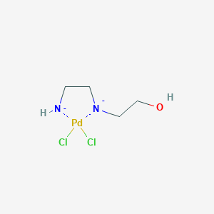 2-(2-Aminoethylamino)ethanol,palladium(2+),dichloride