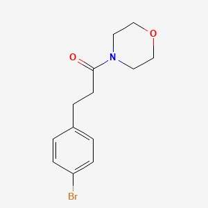 B1289176 3-(4-Bromophenyl)-1-morpholinopropan-1-one CAS No. 607744-33-2