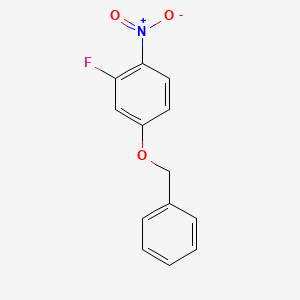 molecular formula C13H10FNO3 B1289178 4-(苄氧基)-2-氟-1-硝基苯 CAS No. 221040-07-9