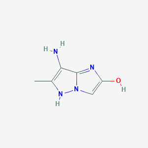 7-Amino-6-methyl-1H-imidazo[1,2-b]pyrazol-2-ol