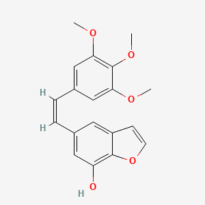 (Z)-5-(3,4,5-Trimethoxystyryl)benzofuran-7-ol