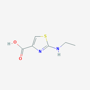 molecular formula C6H8N2O2S B1289188 2-(乙氨基)-1,3-噻唑-4-羧酸 CAS No. 1219828-12-2