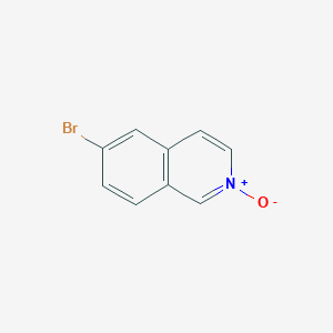 B1289189 6-Bromoisoquinoline 2-oxide CAS No. 223671-16-7