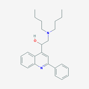 2-(Dibutylamino)-1-(2-phenylquinolin-4-yl)ethanol