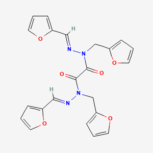 N1,N2-Bis(furan-2-ylmethyl)-N'1,N'2-bis(furan-2-ylmethylene)oxalohydrazide