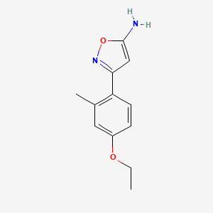 3-(4-Ethoxy-2-methylphenyl)isoxazol-5-amine