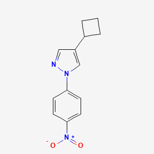 4-Cyclobutyl-1-(4-nitrophenyl)-1H-pyrazole