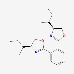 1,2-Bis((4S)-4-(sec-butyl)-4,5-dihydrooxazol-2-yl)benzene