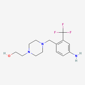 2-(4-(4-Amino-2-(trifluoromethyl)benzyl)piperazin-1-yl)ethanol