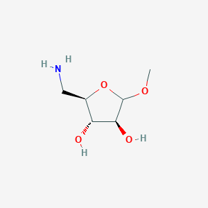 (2R,3S,4S)-2-(Aminomethyl)-5-methoxytetrahydrofuran-3,4-diol