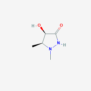 (4R,5S)-4-hydroxy-1,5-dimethylpyrazolidin-3-one