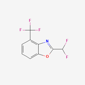 2-(Difluoromethyl)-4-(trifluoromethyl)benzo[d]oxazole