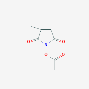 3,3-Dimethyl-2,5-dioxopyrrolidin-1-yl acetate