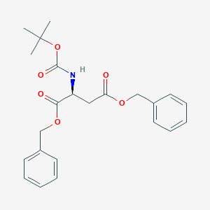 molecular formula C23H27NO6 B12892153 Boc-Asp(Obzl)-Obzl 