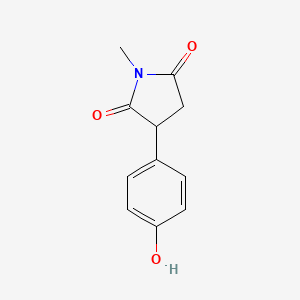 3-(4-Hydroxyphenyl)-1-methylpyrrolidine-2,5-dione