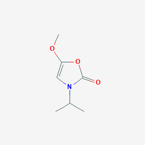 molecular formula C7H11NO3 B12892169 3-Isopropyl-5-methoxyoxazol-2(3H)-one 