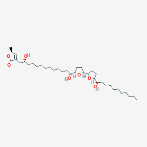 molecular formula C37H66O7 B128922 Trilobacin CAS No. 140224-67-5