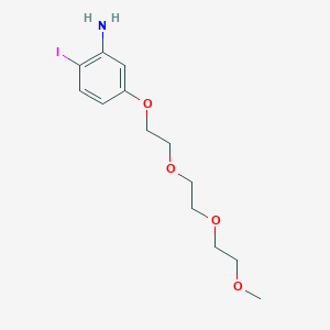 2-Iodo-5-(2-(2-(2-methoxyethoxy)ethoxy)ethoxy)aniline