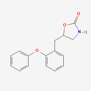 5-((2-Phenoxyphenyl)methyl)-2-oxazolidinone