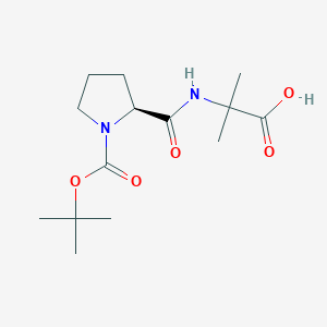 1-(tert-Butoxycarbonyl)-L-prolyl-2-methylalanine